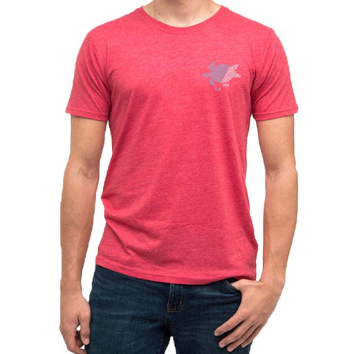 Adult Red Turtle Line Tee