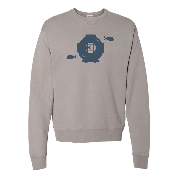 Nautical Diver Helmet & Fish Sweatshirt