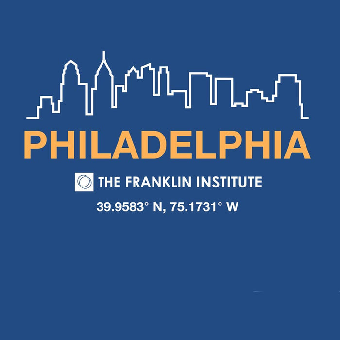 Youth Franklin Institute Coordinates Tee
