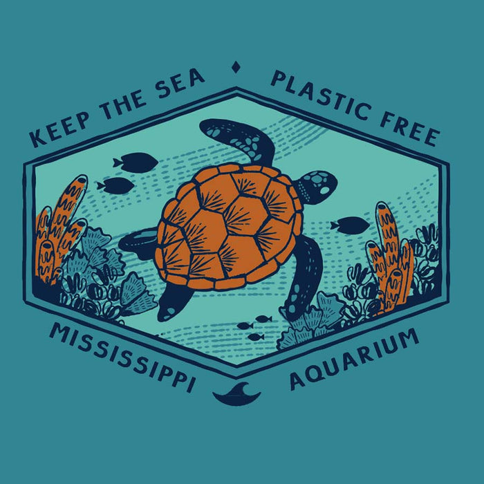 Long Sleeve Tee - Mississippi Aquarium | Keep the Sea Plastic Free With Transitional Cotton