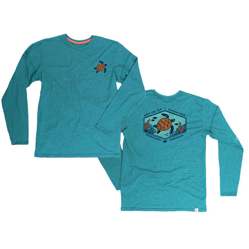 Keep the Sea Plastic Free | Transitional Cotton Long Sleeve Tee