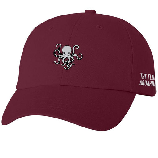Octopus Emblem Cap Hat - Florida Aquarium Logo