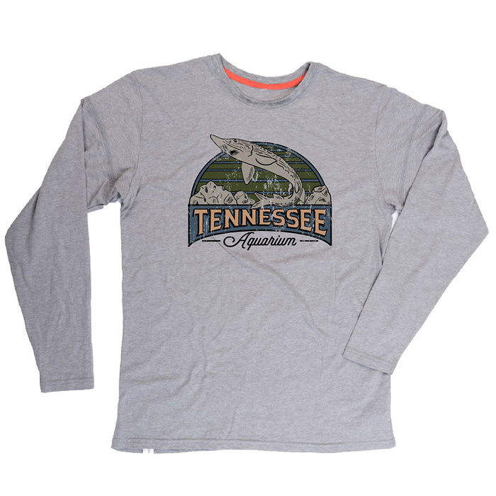 Tennessee Aquarium Long Sleeve Sturgeon T-Shirt