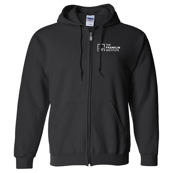 The Franklin Institute Building Zip Hooded Sweatshirt
