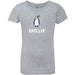 Youth Girls Living Planet Aquarium Penguin Chilling T-Shirt