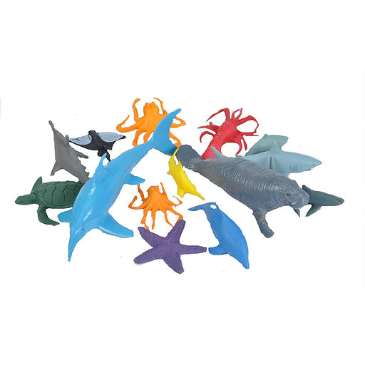Ocean Toy Bucket set of Aquatic Figurines