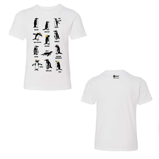 Youth Short Sleeve Tee Penguin Types
