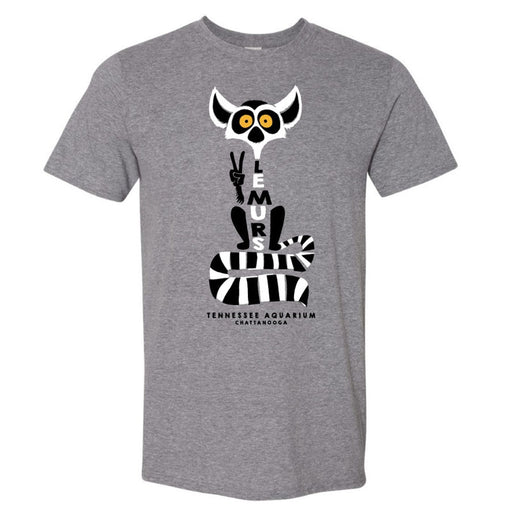 Tennessee Aquarium Logo Short Sleeve Lemur Tee Shirt