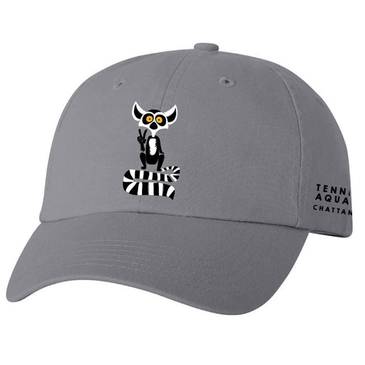 Grey Embroidered Lemur Hat - Tennessee Aquarium