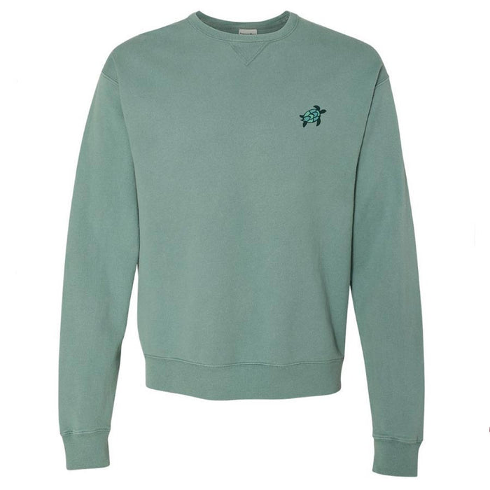Adult Crewneck Sweatshirt Sea Turtle