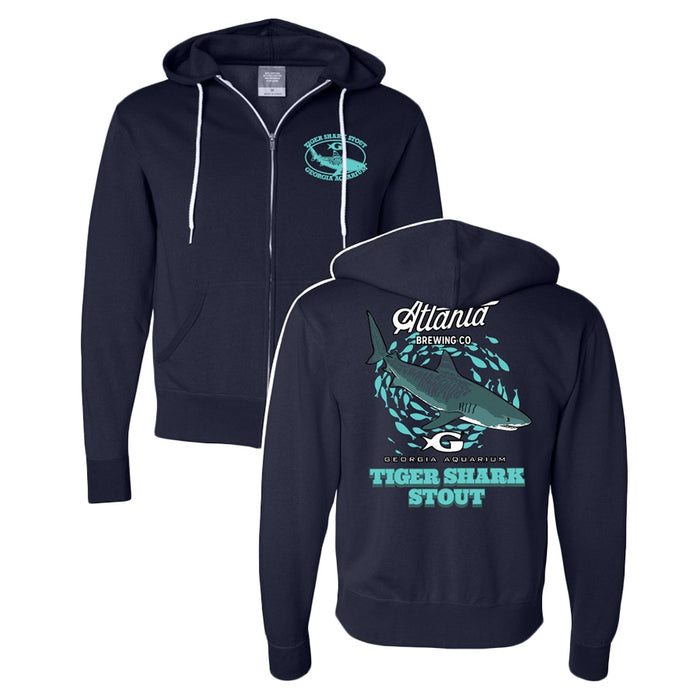 Tiger Shark Stout Zipper Fleece - Georgia Aquarium