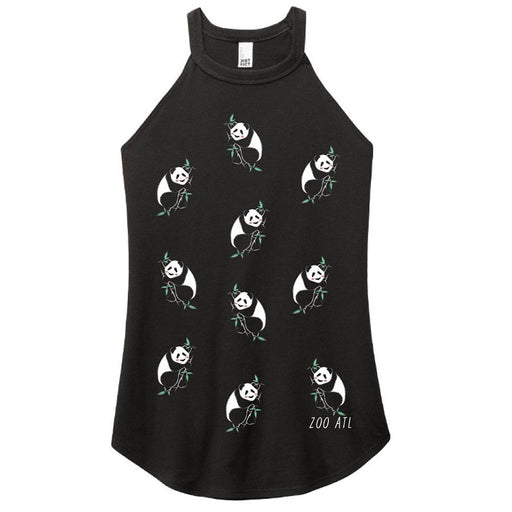 Ladies Clothes Zoo Atlanta Panda Print Tank Top