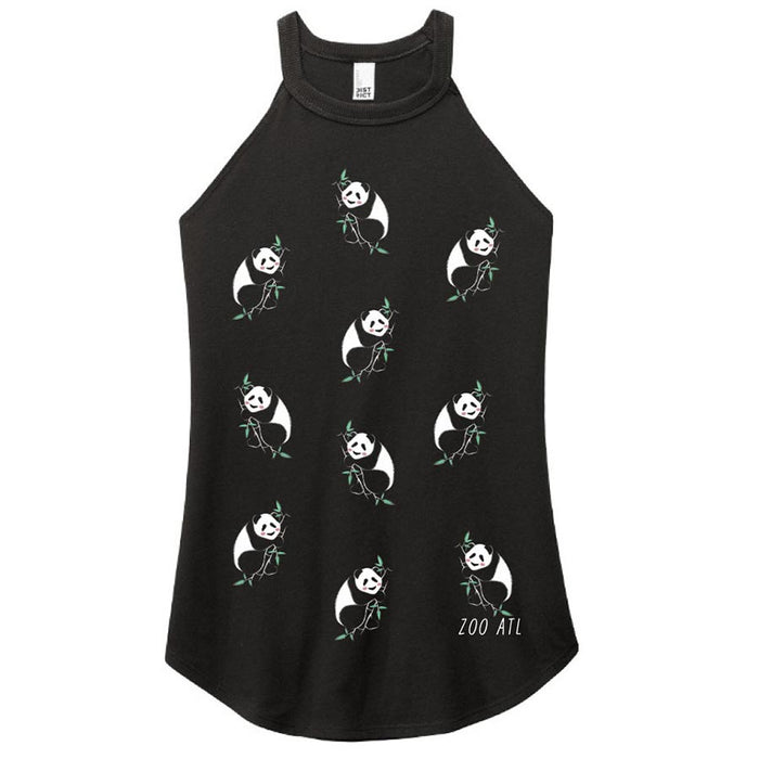 Ladies Clothes Zoo Atlanta Panda Print Tank Top