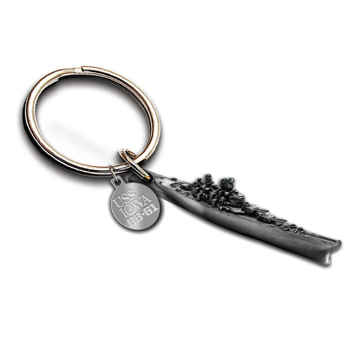 Battleship IOWA 3D Keychain