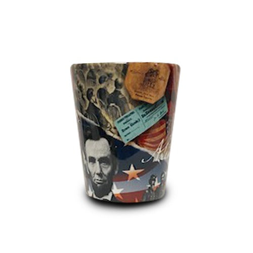 Ford's Theatre Collage Shot Glass