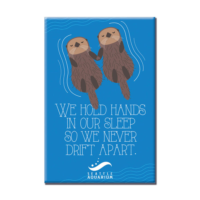 Seattle Aquarium Hold Hands Magnet