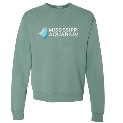 Adult Embroidered Mississippi Aquarium Crew Neck Fleece