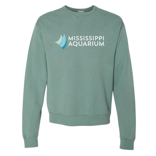 Adult Embroidered Mississippi Aquarium Crew Neck Fleece