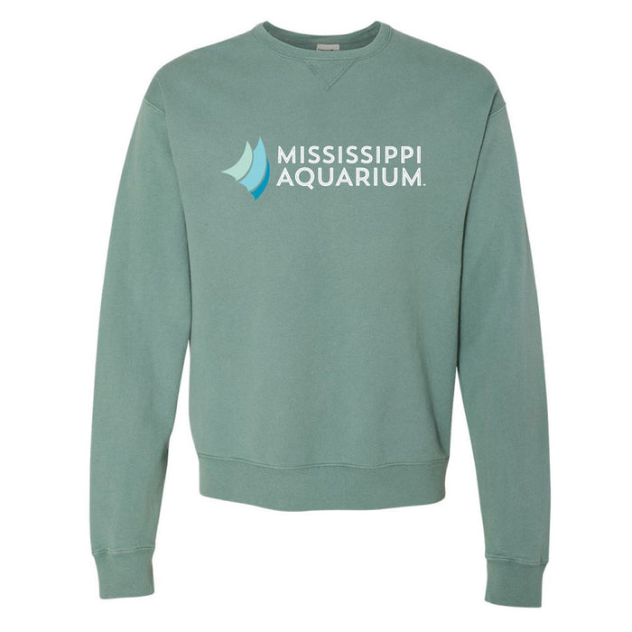 Adult Embroidered Mississippi Aquarium Crew Neck Fleece