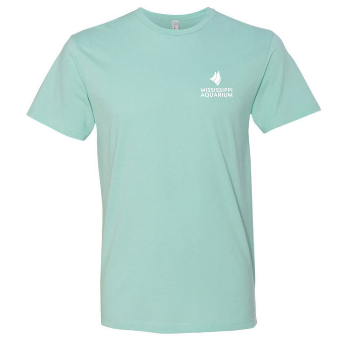 Adult Mississippi Aquarium Left Chest Logo Tee
