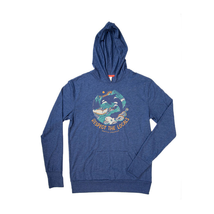 Seattle Aquarium Respect The Locals Eco Hoodie