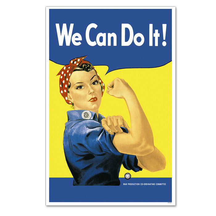 Rosie the Riveter We Can Do It Poster