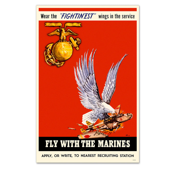 Fly With the Marines Poster