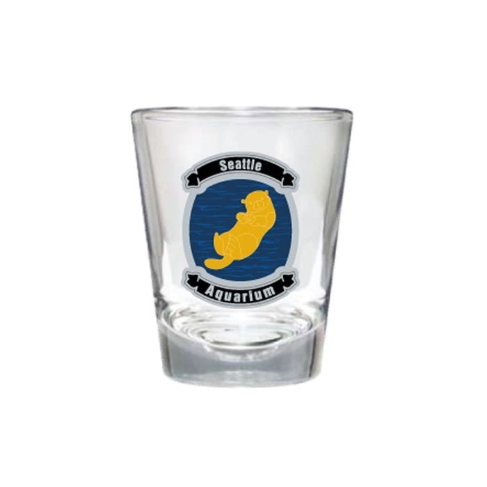 Seattle Aquarium Otter Shot Glass