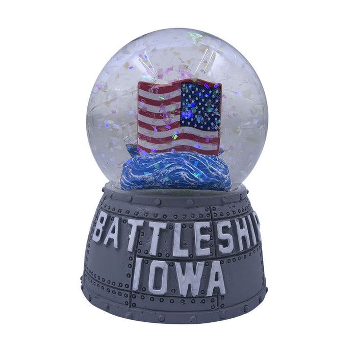 Battleship IOWA BB-61 Water Globe