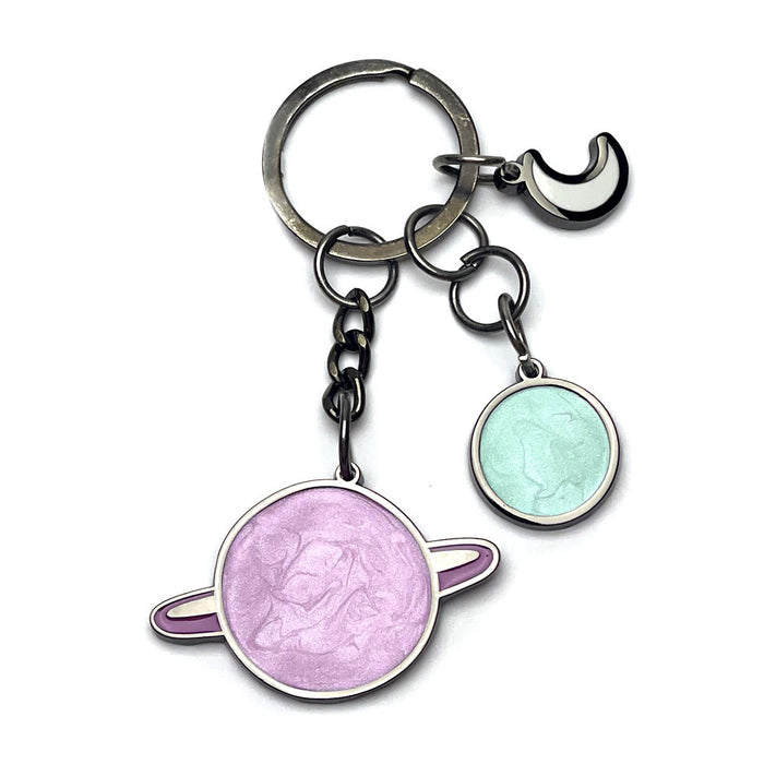Adler Planetarium Space Dangle Keychain