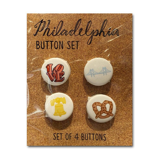 Philadelphia Icon Button Set