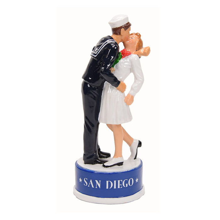 USS Midway Kissing Sailor Figurine