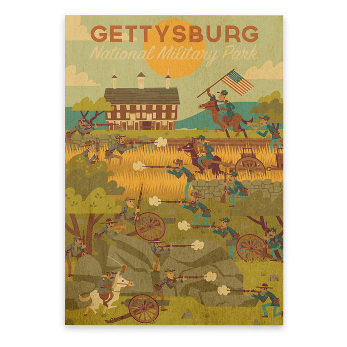 Gettysburg National Military Park Geographic Magnet