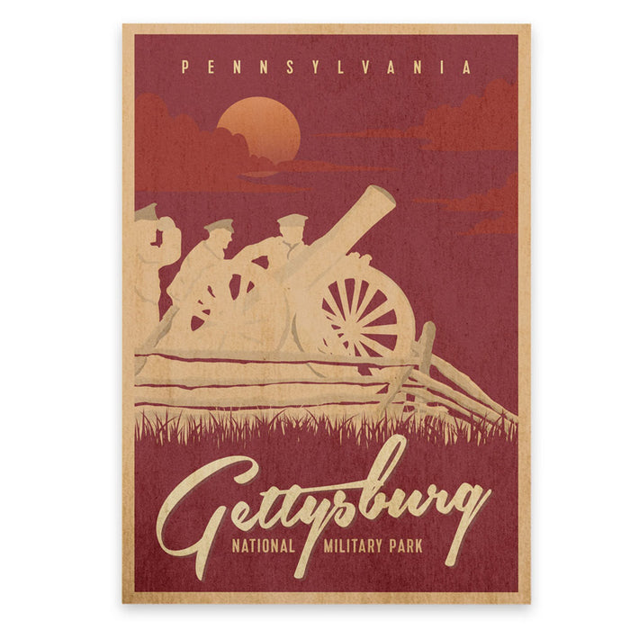 Gettysburg National Military Park Vintage Magnet