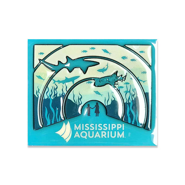 Mississippi Aquarium Shark Tunnel Magnet