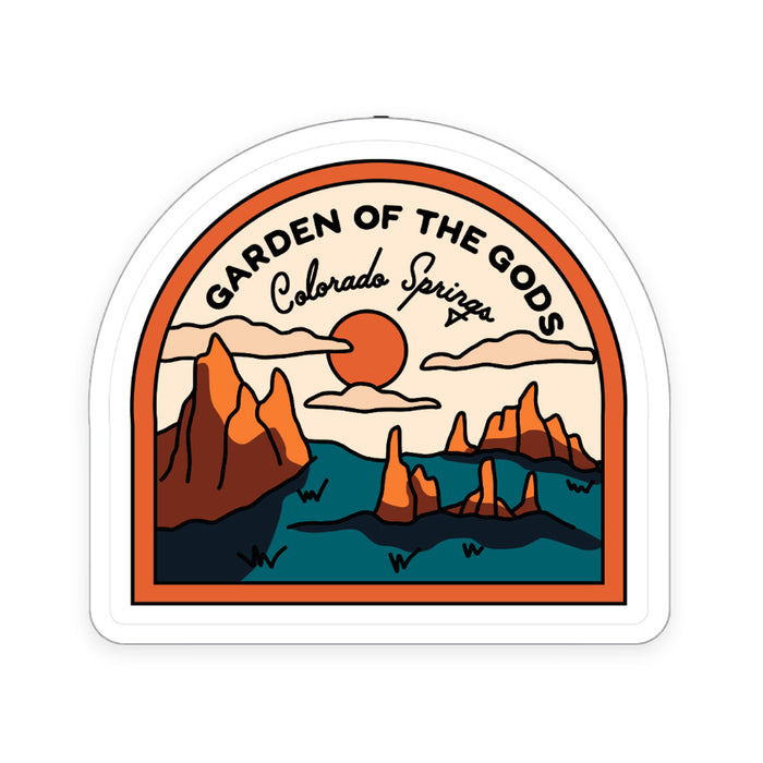Garden of the Gods Landscape Sticker