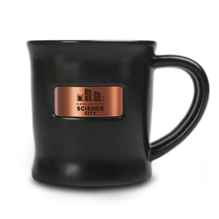 Kansas City Science City Bronze Nameplate Mug
