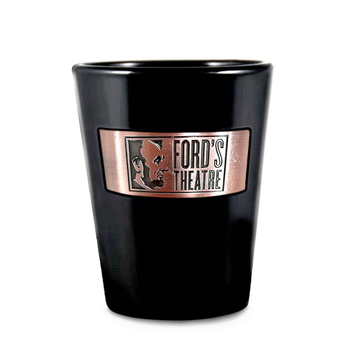 Ford's Theatre Bronze Nameplate Shot Glass