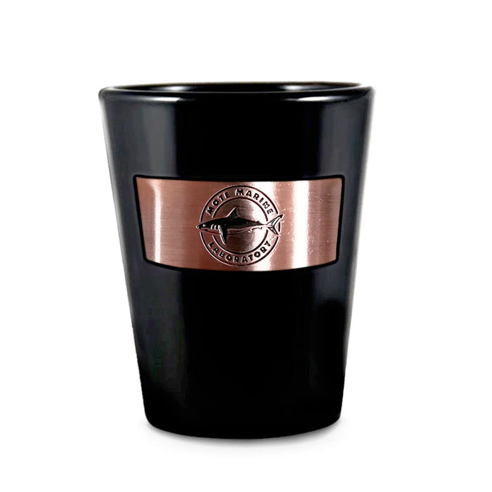 Mote Marine Laboratory Bronze Nameplate Shot Glass