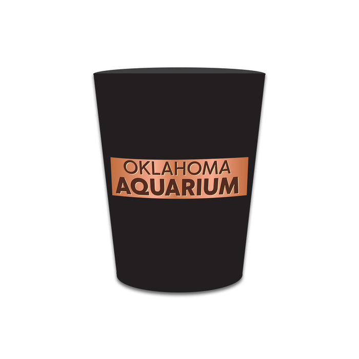Oklahoma Aquarium Emblem Shot Glass