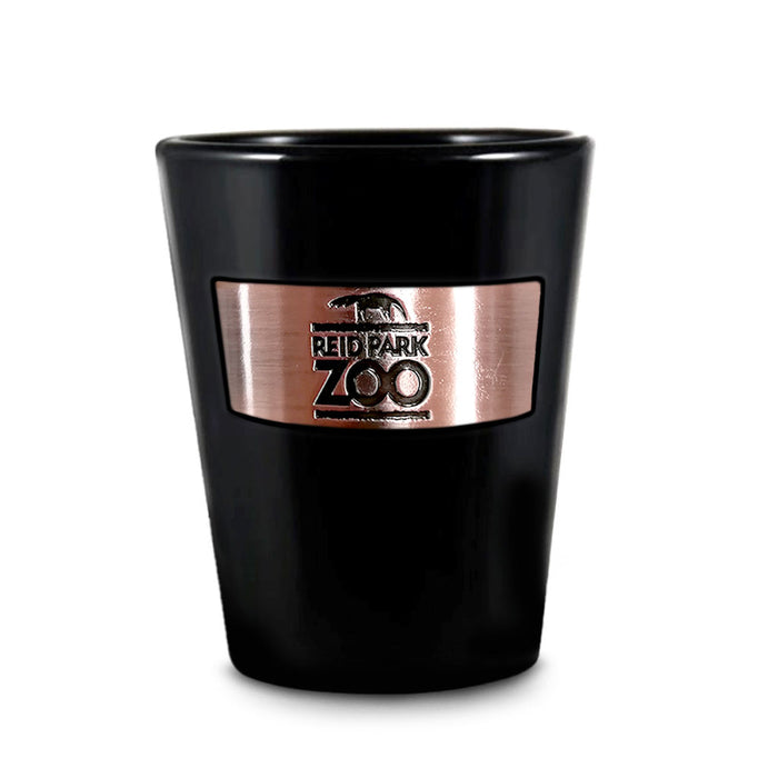 Reid Park Zoo Bronze Nameplate Shot Glass
