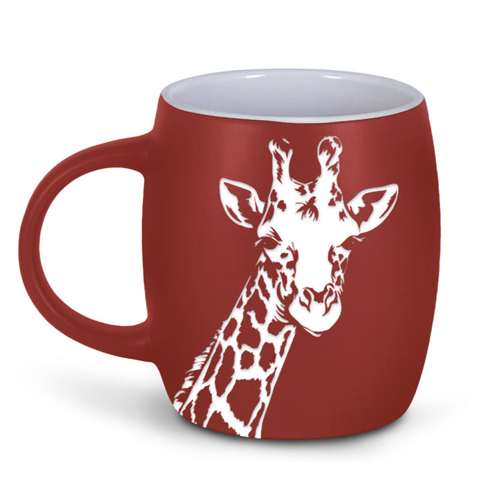 Brevard Zoo Etched Giraffe Mug