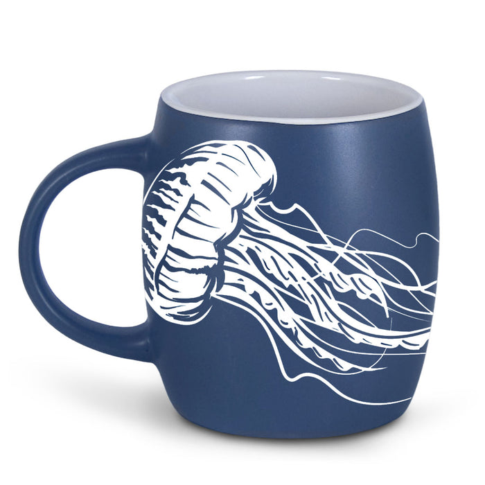 Greater Cleveland Aquarium Etched Jellyfish Mug