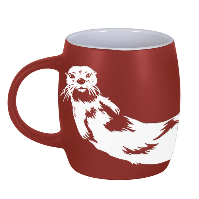 Mississippi Aquarium Etched Otter Mug