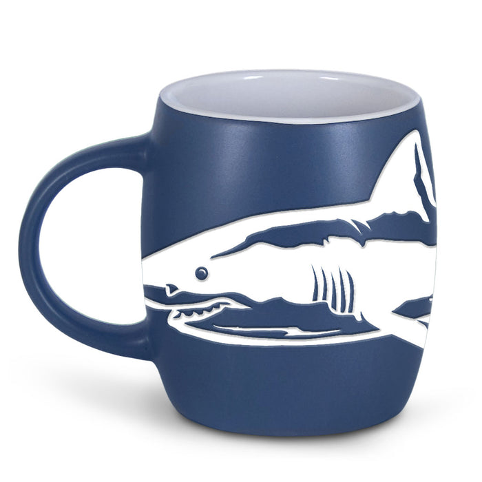 Mississippi Aquarium Etched Shark Mug