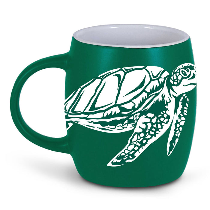 Oklahoma Aquarium Turtle Etch Mug