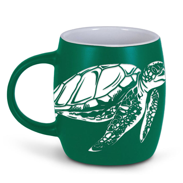South Carolina Aquarium Etched Turtle Mug