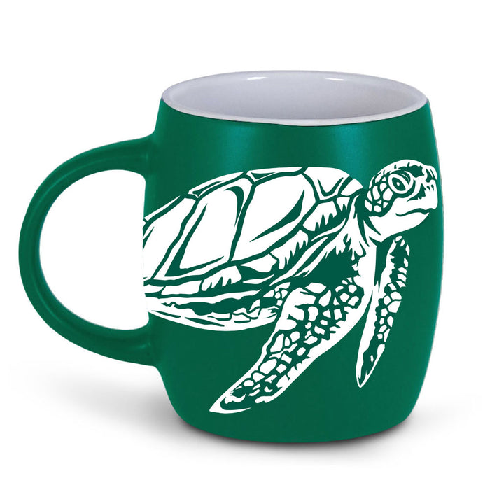 Tennessee Aquarium Turtle Etched Mug
