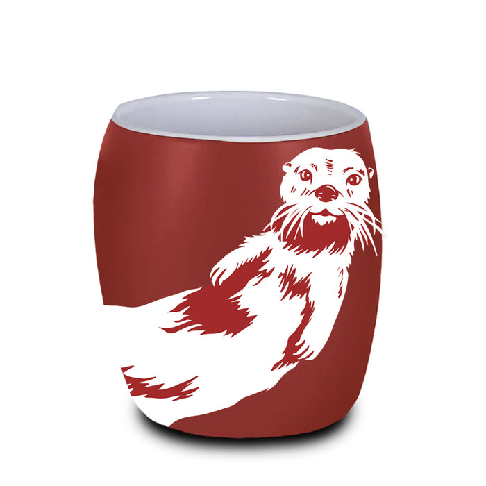 Tennessee Aquarium Otter Etched Shot Glass