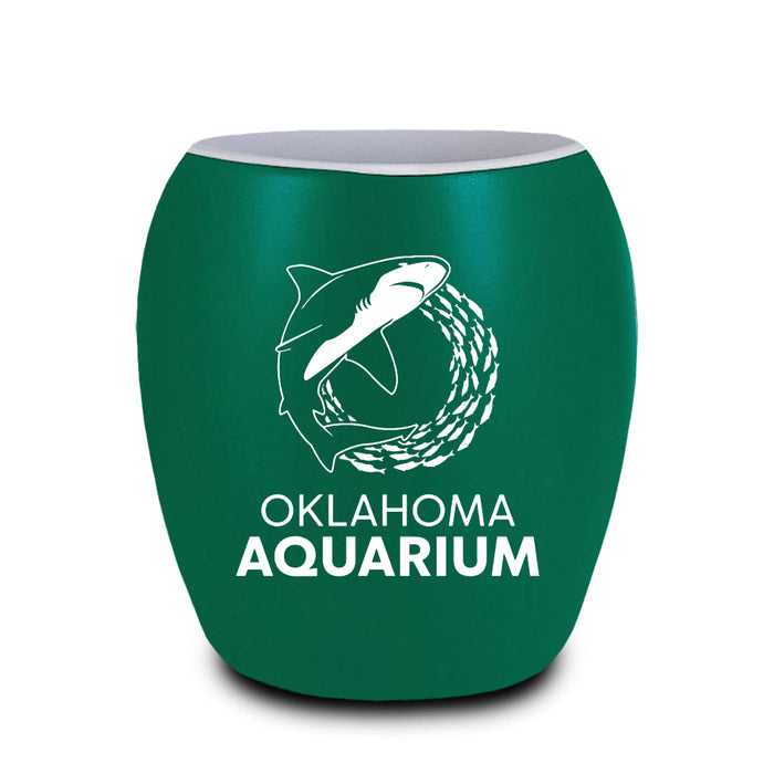 Oklahoma Aquarium Turtle Etched Shot Glass